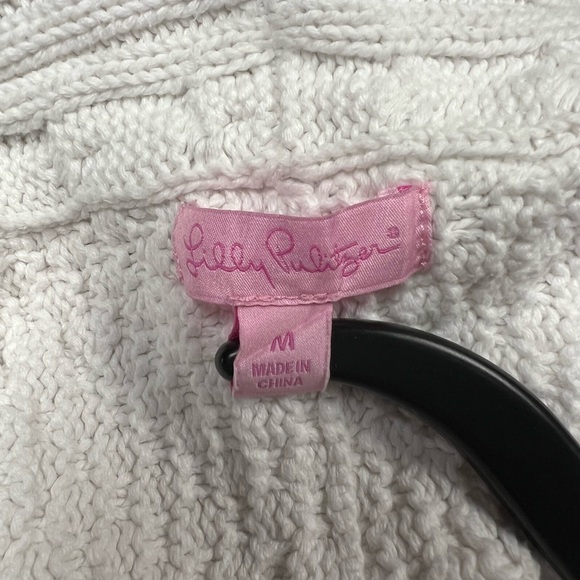 Lilly Pulitzer white crochet cardigan - Picture 3 of 3